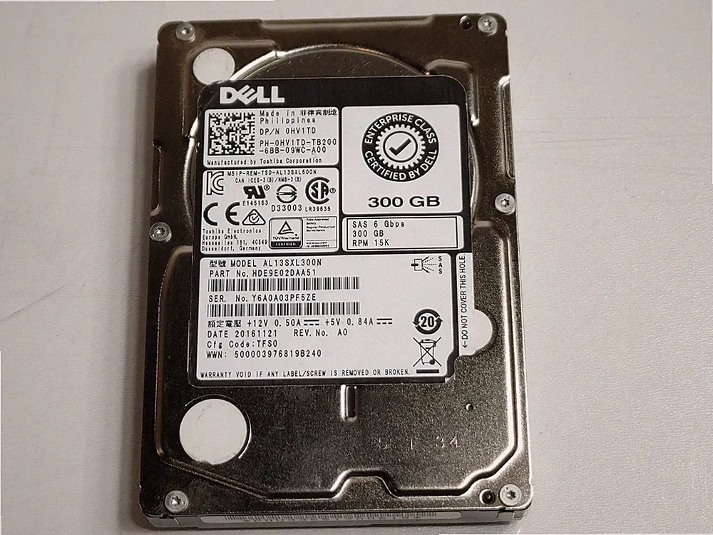 Toshiba Dell AL13SXL300N 300 GB SAS 2 2.5 in Enterprise Drive