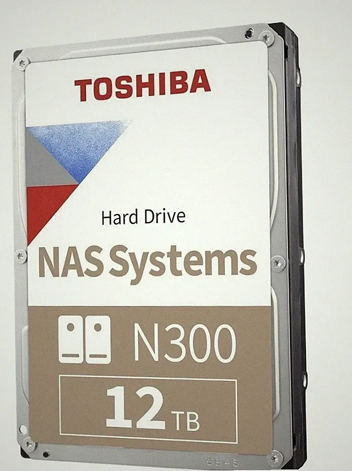 Toshiba N300 12TB NAS 3.5-Inch Internal Hard Drive - CMR SATA 6 Gb/s 7200 RPM
